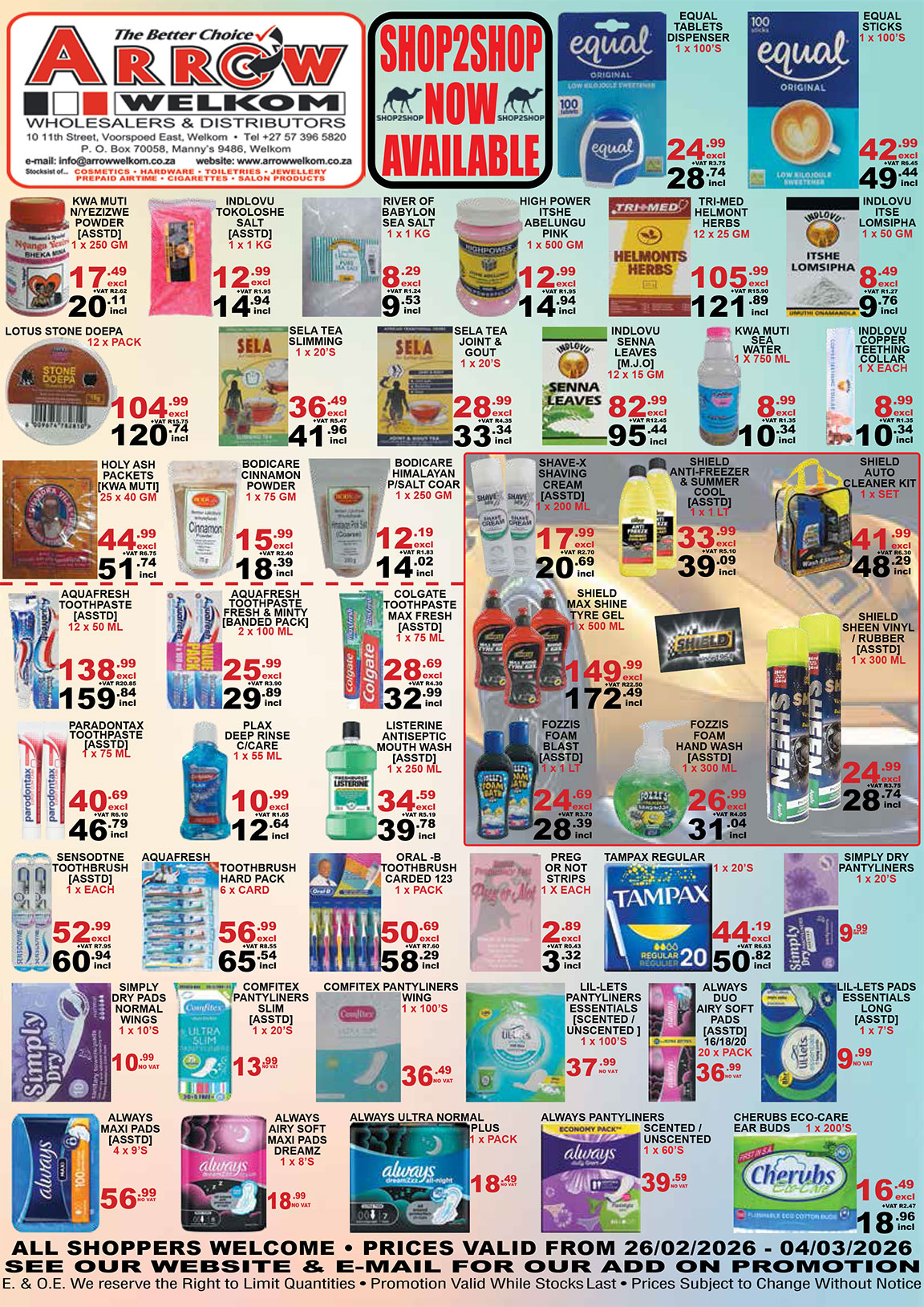 ArrowWelkomAdvert26022026A4PAGE6